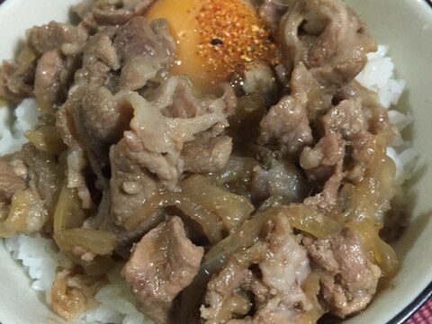 我が家のヘビロテ 豚丼